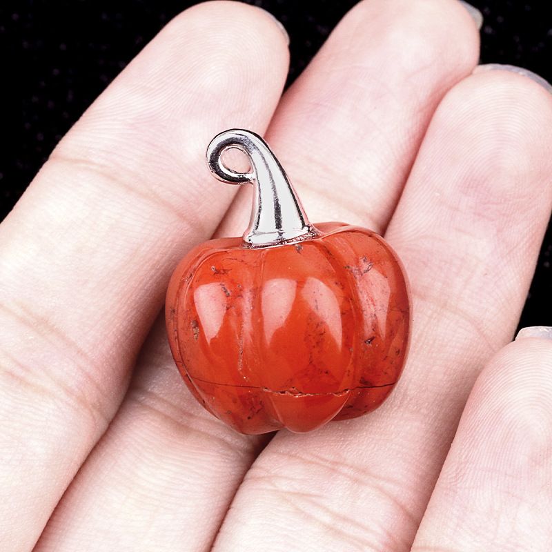 2033-20Mm Chapéu de Mágico Pingente de Abóbora, Pingente de Ametista Micropaisagem de Halloween Decoração Criativa para Casa
