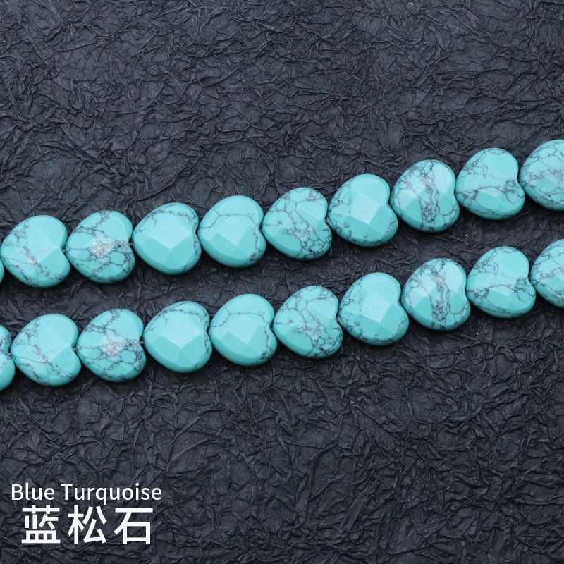 Contas de amor de corte 15Mm, pedras semipreciosas de ágata de cristal contas soltas pulseira DIY colar brincos acessórios de jóias