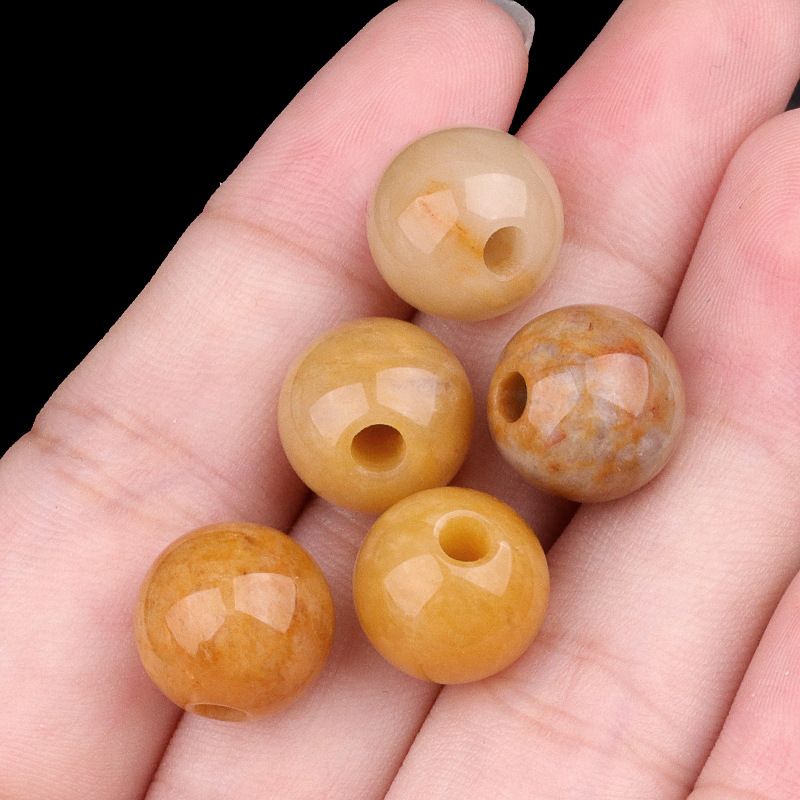 2197-Grânulos de buraco grande Ágata de cristal contas soltas 12mm buraco 3mm grande buraco DIY roupas pedra natural contas soltas acessórios