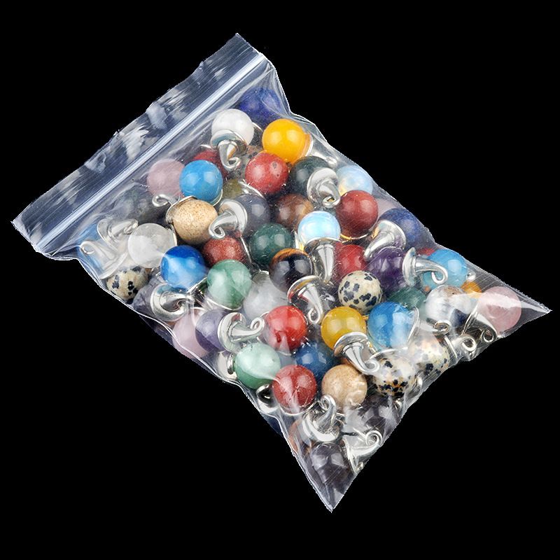 1984-12Mm pingente de chapéu de mago de ametista, chapéu de bruxa de ágata de halloween acessórios de DIY materiais