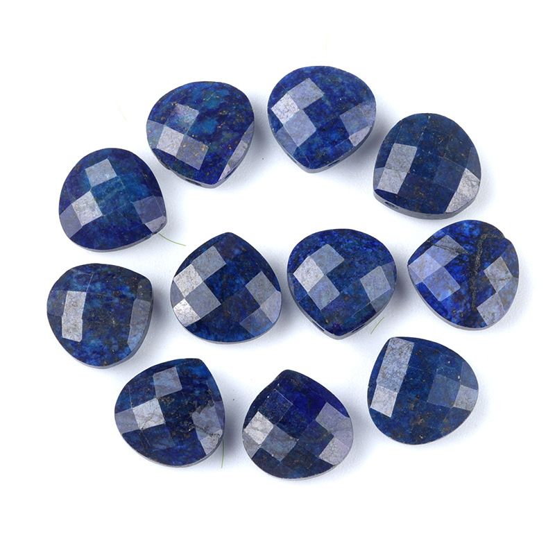 1703-Queda de água triangular buraco horizontal cristal natural corte borda buraco pingente colar DIY brincos jóias pingente acessórios