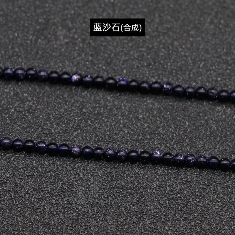 329-Ágata de cristal natural 2mm contas redondas gancho de cabelo material de caminhada pulseira DIY colar acessórios de jóias