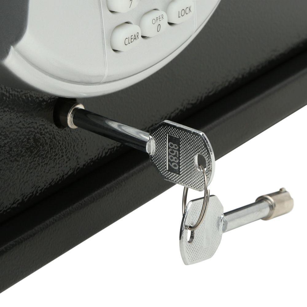 0.74 cu. ft. Low Profile Steel Pull Out Drawer Safe with LED Display and Digital Lock