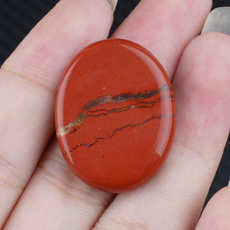 Pedra Natural Cristal Oval 28mm Ornamento de Artesanato de Pedra Saudável Atacado Presente de Natal