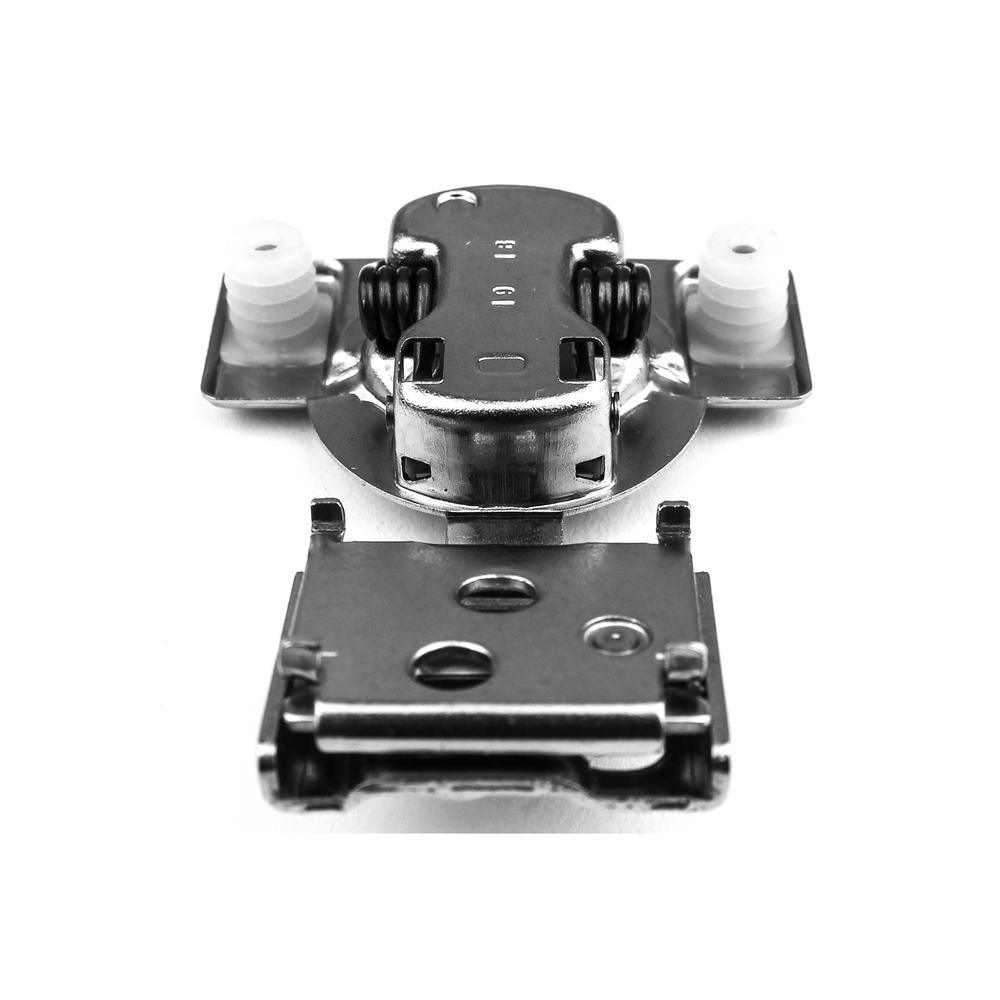 105-Degree 1/2 in. (35 mm) Overlay with Dowel Face Frame Cabinet Hinges with Installation Screws (1-Pair)