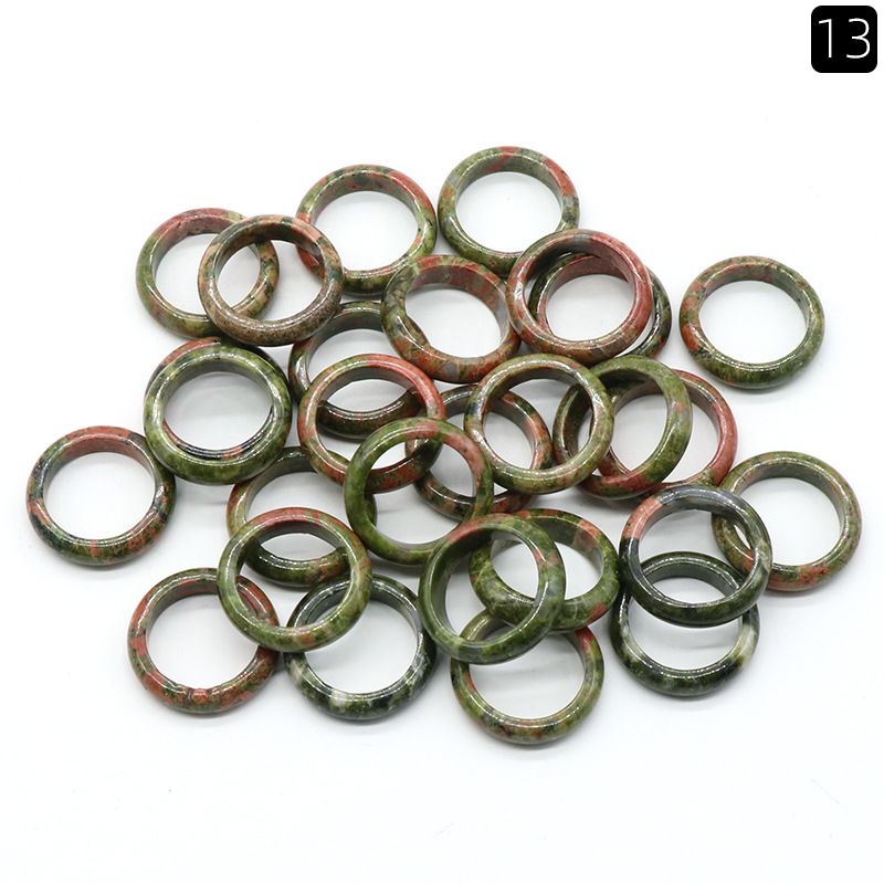 2495-Anel de corrida de pedra de ágata de cristal natural, pulseira de jogo cultural antigo, acessórios portáteis em círculo