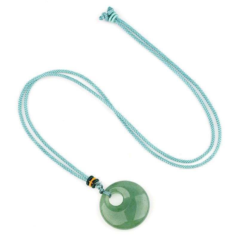 2330-30Mm colar de fivela de segurança com orifício lateral, pingente de ágata de cristal de grande abertura, colar de fivela de princesa, novos produtos estão à venda.