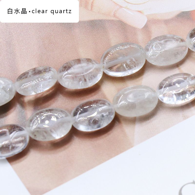 Agate cristal pedra semi-preciosa 10 * 14mm oval ovo frisado contas soltas DIY pulseira colar acessórios de jóias