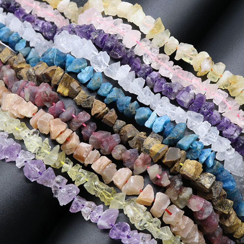6-12Mm buraco médio pequena pedra ágata cristal, mina de lã irregular frisada DIY colar de mão acessórios de jóias de orelha