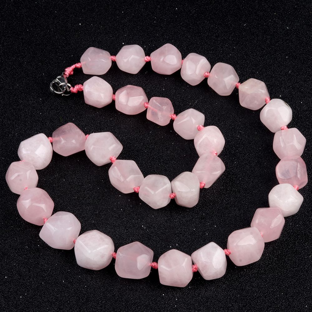 1906-Colar irregular de jade de ágata de cristal natural, pedra bruta polida e polida com colar de forma atada