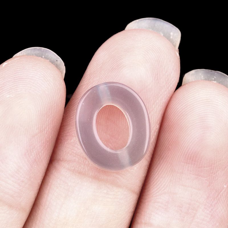 2052-Contas soltas ovais de pedra de cristal natural de ágata de cristal DIY colar pulseira acessórios contas