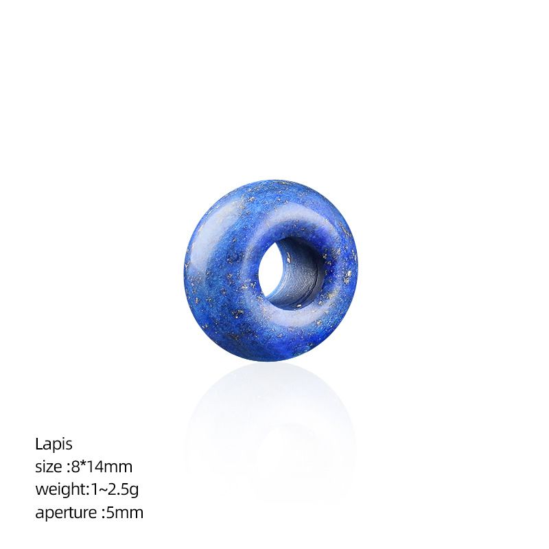 8 * 14Mm grande buraco natural cristal ábaco contas DIY colar colar de roupas de ágata contas soltas contas divisória acessórios de jóias