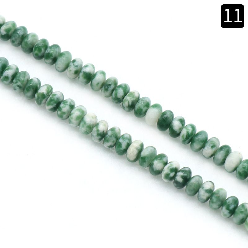 1113-Pedra semipreciosa de ágata de cristal natural 2X4mm ábaco frisado DIY pulseira colar brincos material de jóias
