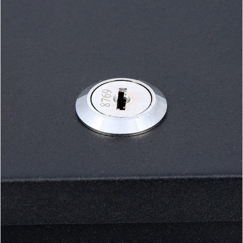 0.18 cu. ft. Fire Resistant Steel Security Box with Key Lock