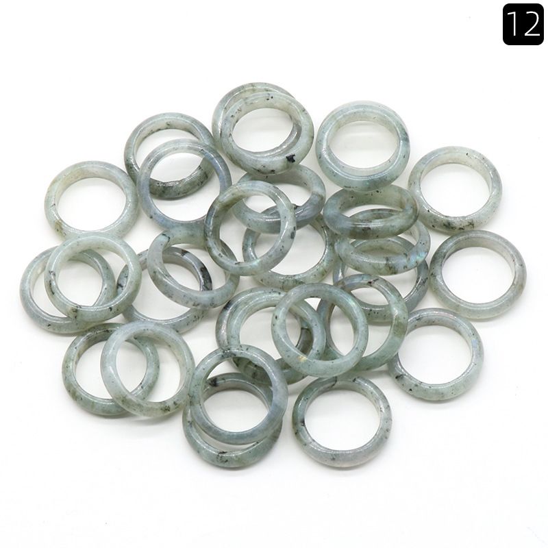 2495-Anel de corrida de pedra de ágata de cristal natural, pulseira de jogo cultural antigo, acessórios portáteis em círculo