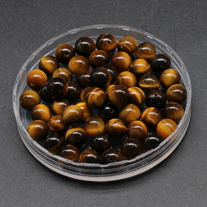 Contas de meio orifício de 1600-8mm, contas redondas de meio orifício de ágata de cristal natural, contas soltas Brincos de viga DIY acessórios de incrustação
