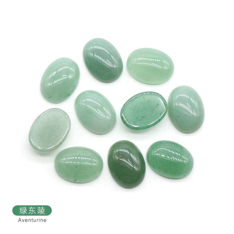 12 * 16Mm de cristal de ágata de superfície de anel de ágata semi-preciosa pedra preciosa remendo oval meia face grampo de cabelo DIY acessórios de jóias