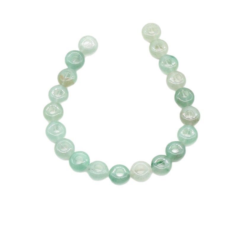 1368-Ágata de cristal natural pedra semi-preciosa 5 * 10mm buraco 4mm ábaco contas soltas contas DIY acessórios de jóias material