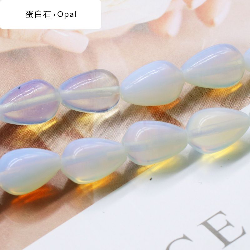 Cristal de contas tigre ágata vermelha verde Dongling turquesa contas soltas gota de água trabalho em andamento DIY jóias acessórios lote