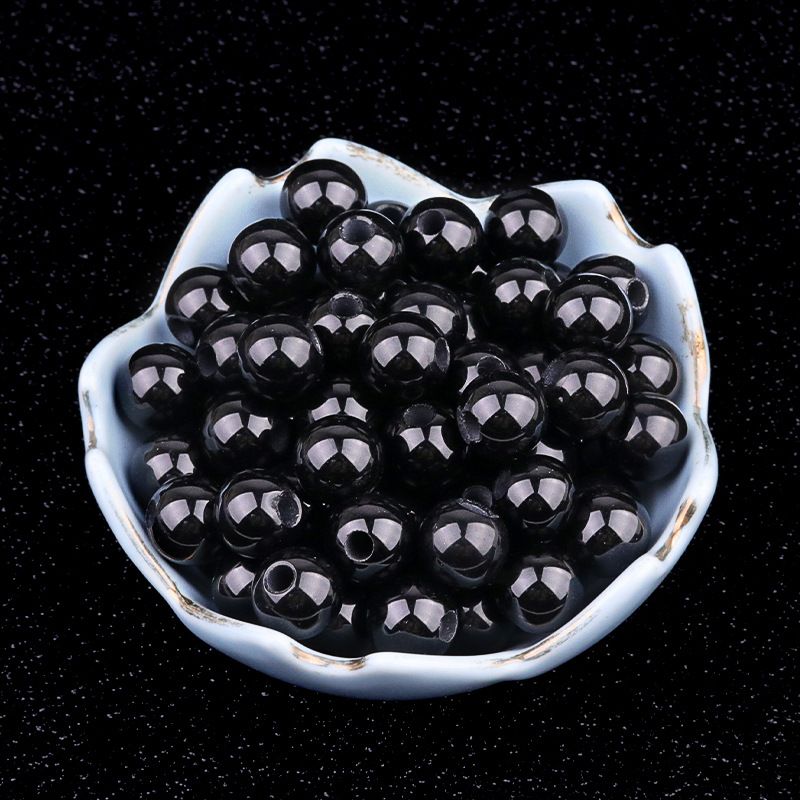 318-Agate cristal de jade 10mm3mm contas largas contas soltas pulseira artesanal DIY colar brincos jóias