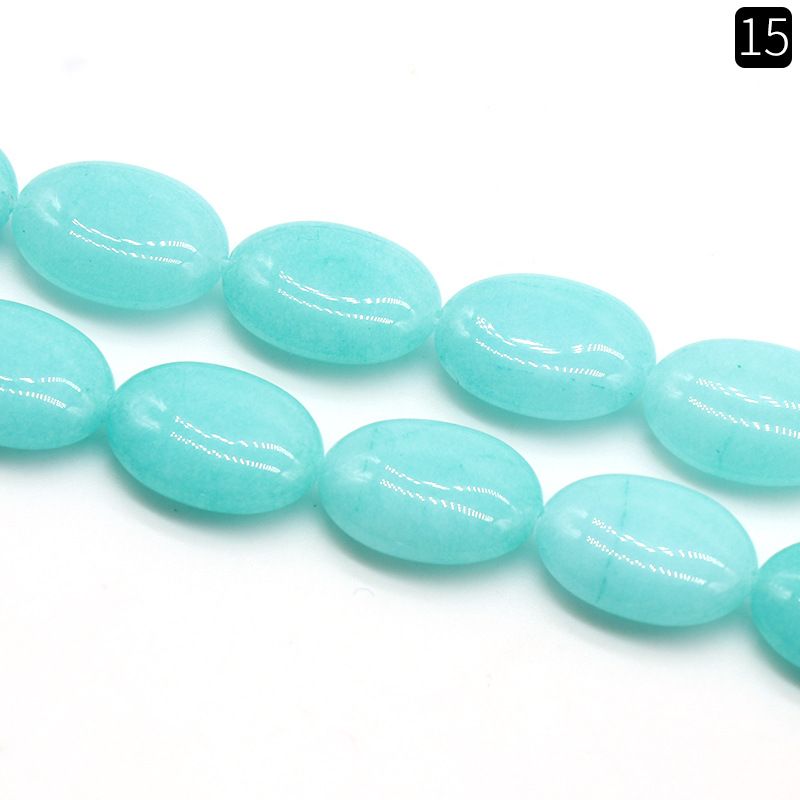 1319-13X18mm cristal de ágata frisada em forma de ovo pedra semi-preciosa trabalho oval em andamento acessórios de jóias DIY