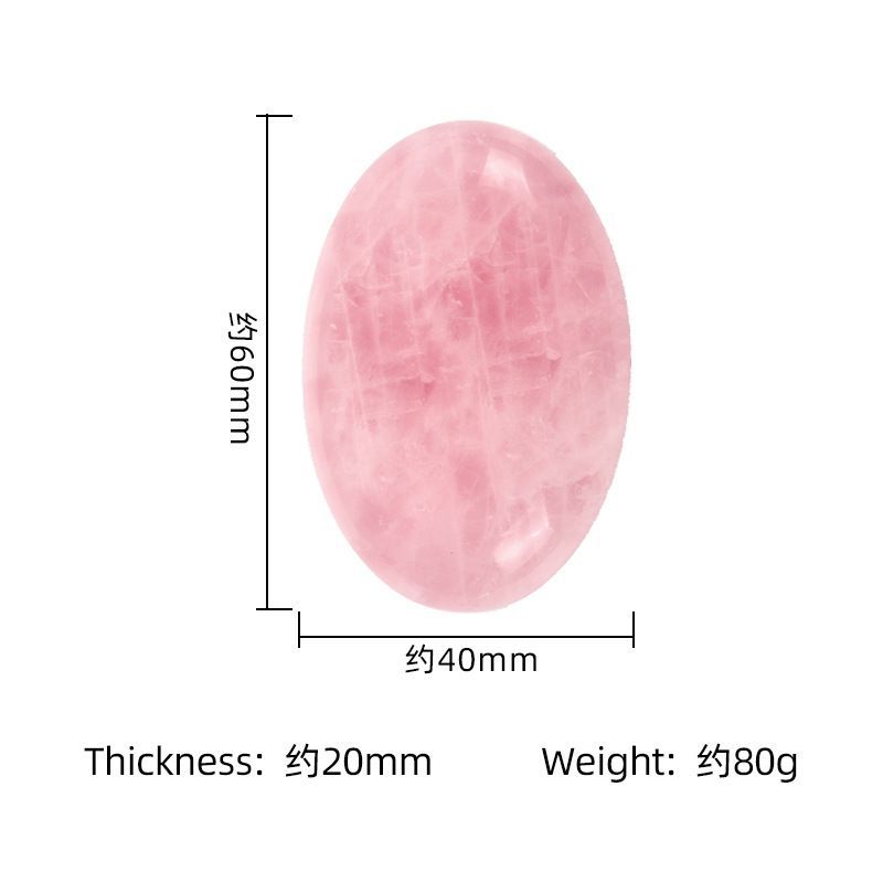 1727-Alça de cristal rosa, pedra de jogo em forma de sabão de cristal de pó natural, cristal de ajuda à meditação de ioga