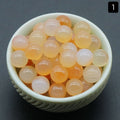 1306-8Mm contas não porosas, cristal natural pedra semipreciosa ágata contas redondas DIY jóias de pedra natural material de incrustação