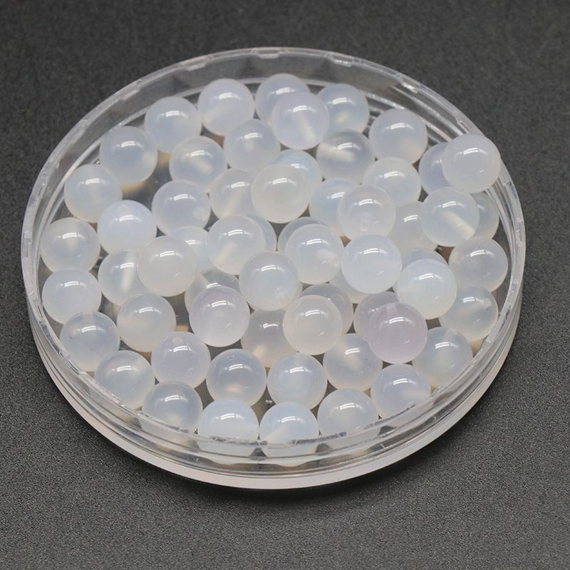Contas de meio orifício de 1600-8mm, contas redondas de meio orifício de ágata de cristal natural, contas soltas Brincos de viga DIY acessórios de incrustação