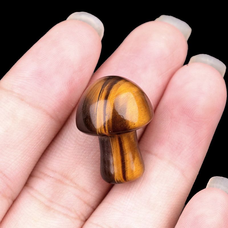883-Amethyst agate stone mini 2cm pequeno cogumelo DIY micro paisagem Mori paisagismo jardim flor vaso decoração