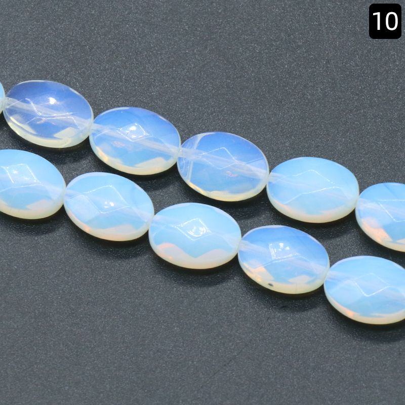 1333-10X14mm corte oval, cristal de ágata pedra semi-preciosa contas soltas em forma de ovo DIY acessórios de jóias frisadas