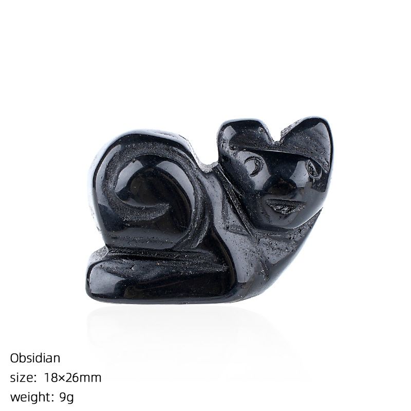 1In cristal natural caracol ornamento transfronteiriço criativo casa desktop micro-paisagismo escultura pedra preciosa pequeno caracol