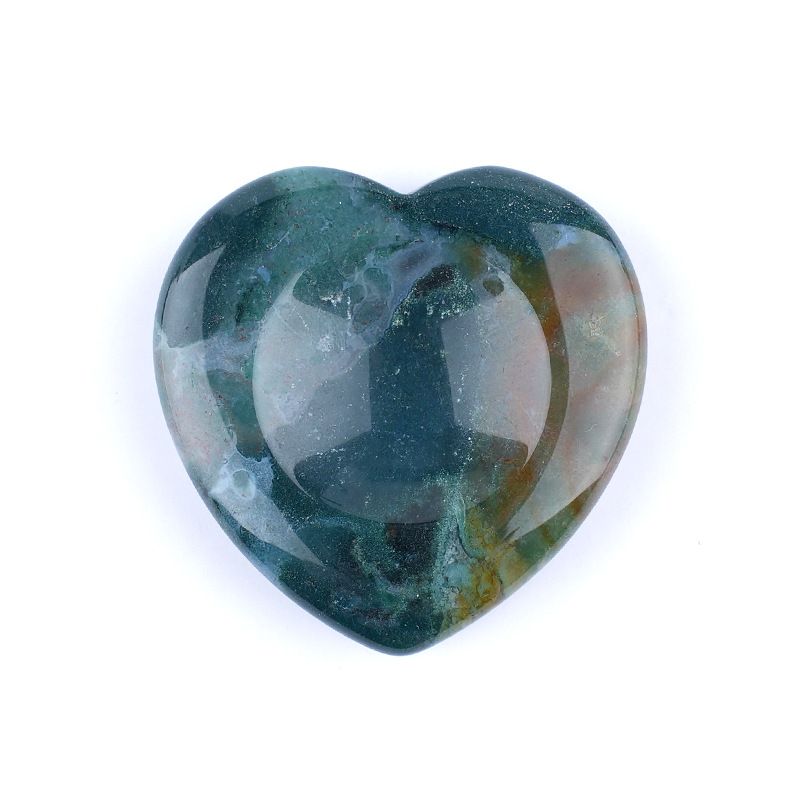 40Mm de cristal natural polegar de pedra de palma Ágata de jade transfronteiriça europeia e americana escultura sulco em forma de coração amor polegar de pedra