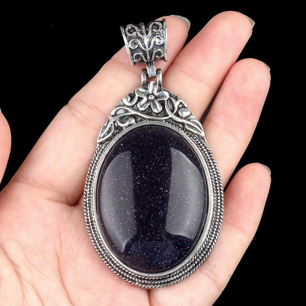 Conjunto de pedras preciosas ágata cristal liga de pedra semipreciosa incrustada pingente de pedra preciosa