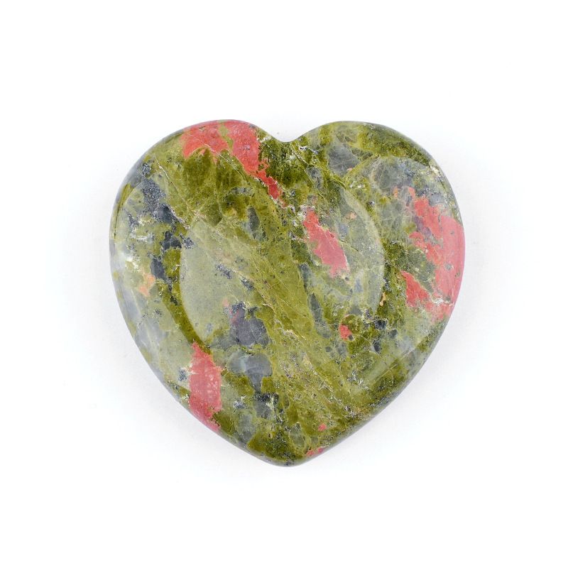 40Mm de cristal natural polegar de pedra de palma Ágata de jade transfronteiriça europeia e americana escultura sulco em forma de coração amor polegar de pedra