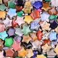 Pingente de pentagrama de 1460-20Mm, pingente de pentagrama de pedra natural semi-preciosa Brincos DIY Colar Acessórios