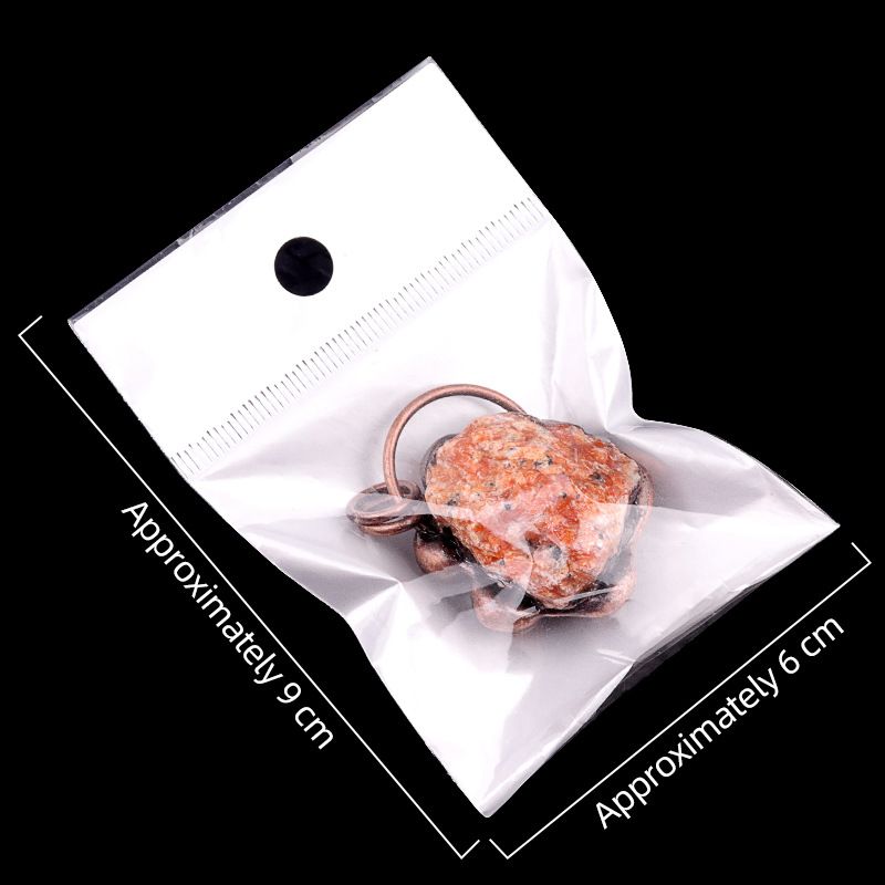 2161-Estilo retrô incrustado cristal ágata pedra semipreciosa colar pingente de pedra áspera moda versátil jóias
