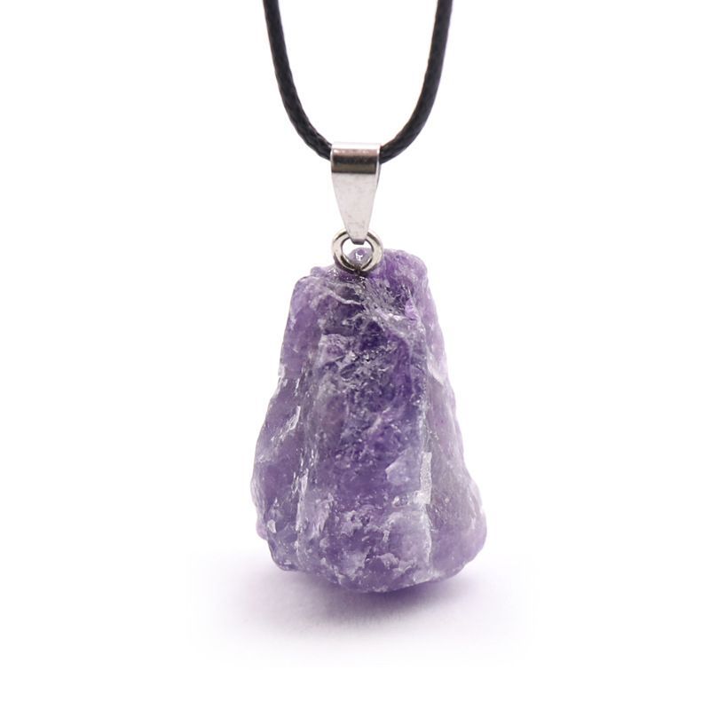 Pingente de pedra áspera, cristal roxo rosa amarelo e branco, olho de tigre Dongling jade pedra de uva, ágata Nanhong.