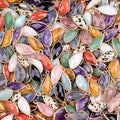 2099-11X21mm ametista cobre bainha pingente de gota de água em forma especial brincos DIY gancho de cabelo acessórios material