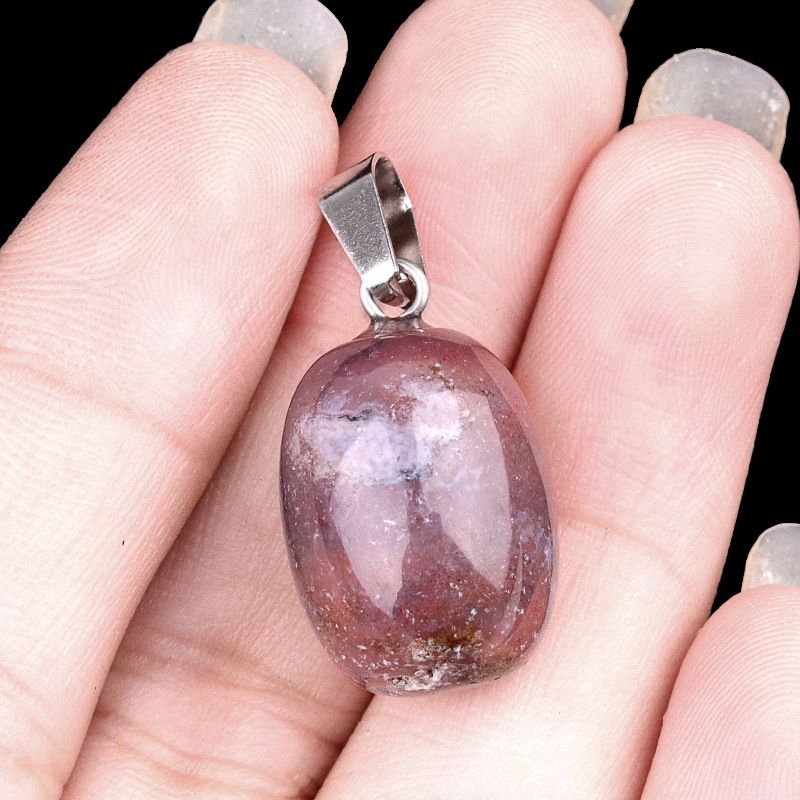 1823-13X18mm pingente de tambor de pedra de cristal de ágata pingente cilíndrico acessórios de jóias DIY