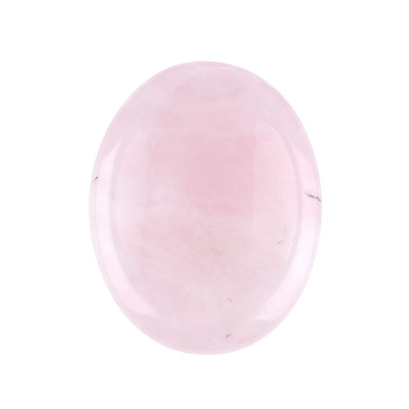 Pedra de cristal natural, prensagem e raspagem de novo produto transfronteiriço 35 * 45 ranhura oval de ágata nepenthes pedra de palma