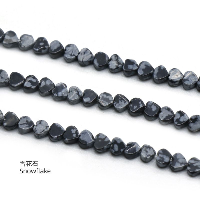Dongling jade 4mm pequeno amor contas soltas ágata indiana coração de pêssego DIY artesanal frisado acessórios de material de jóias