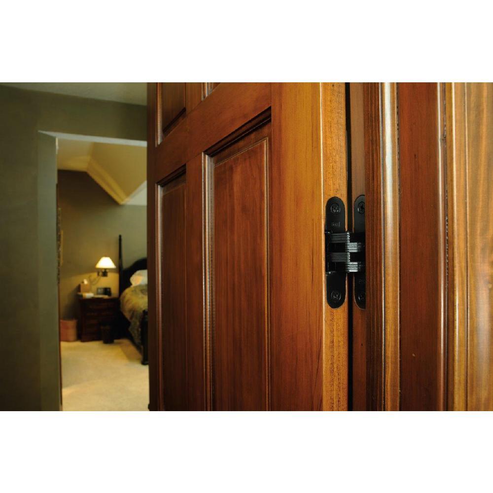 1/2 in. 2-3/8 in. Satin Brass Invisible Hinge