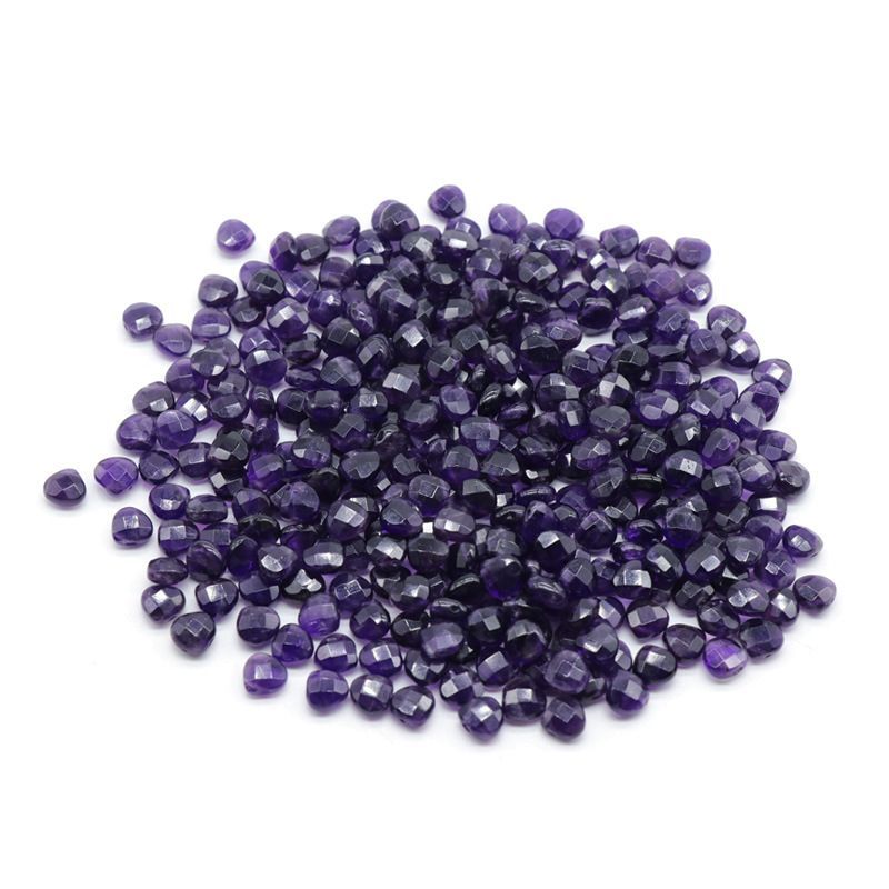 537 Amethyst gota de água cortada rosto contas soltas 8mm 10 DIY pulseira de jóias artesanais brincos de material de grampo de cabelo acessórios