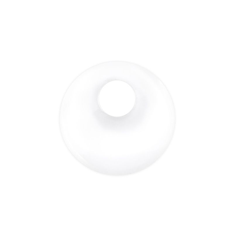 Pingente de fivela de segurança de orifício lateral de ágata de cristal natural de 18mm, colar nostálgico de ametista de orifício lateral de irmão redondo estilo nacional