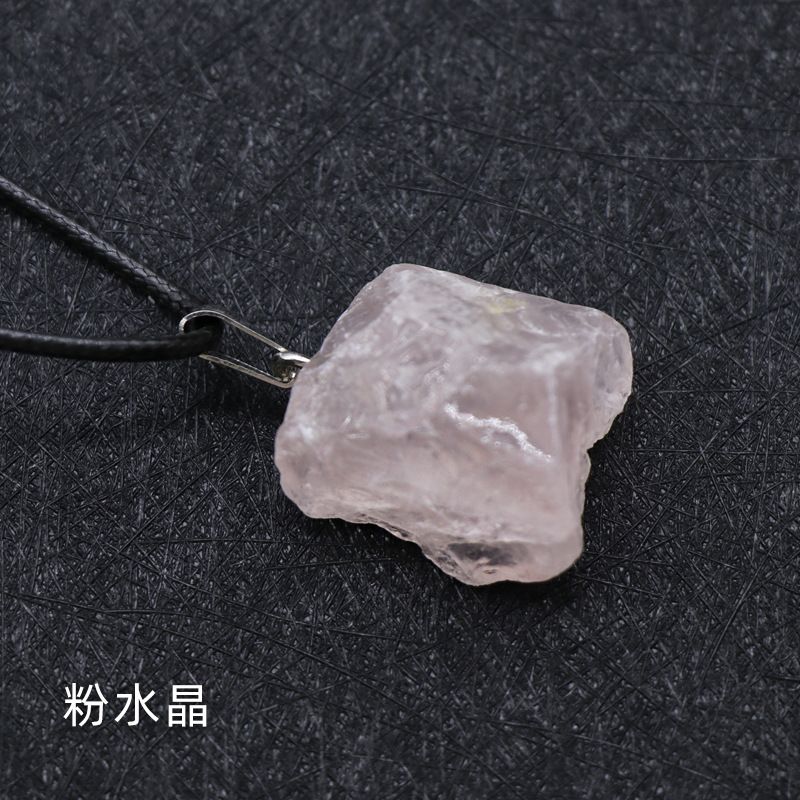 Pingente de pedra áspera, cristal roxo rosa amarelo e branco, olho de tigre Dongling jade pedra de uva, ágata Nanhong.
