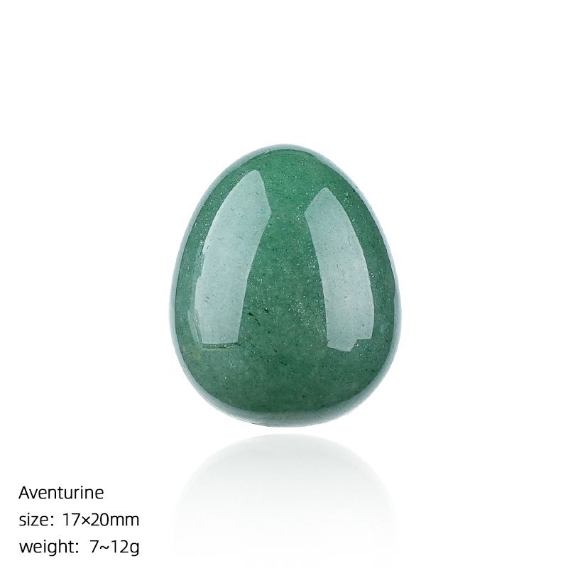 1431 Ovo de pedra de pedra crua em forma de pássaro de cristal natural de 20mm de cristal natural pequeno com ágata da Páscoa esculpida em forma de ovo