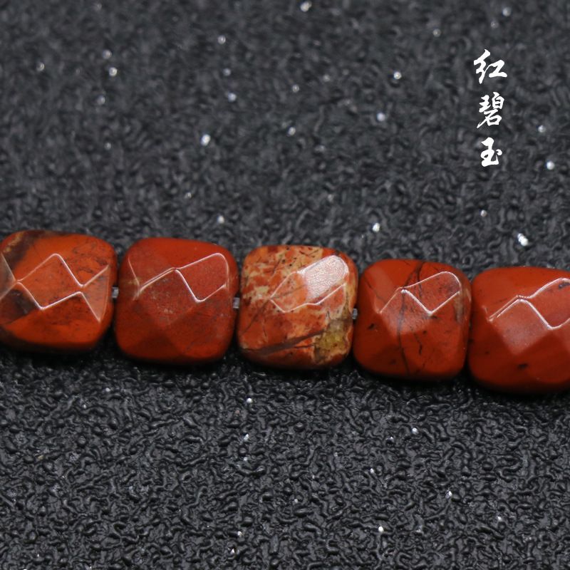 Ágata de cristal pedra semipreciosa 8mm quadrado cortado contas soltas DIY pulseira colar acessórios material