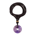 2332-20Mm fivela de segurança colar, cabeça de pedra de ágata de cristal pingente de grande abertura círculo pingente de tecido acessórios