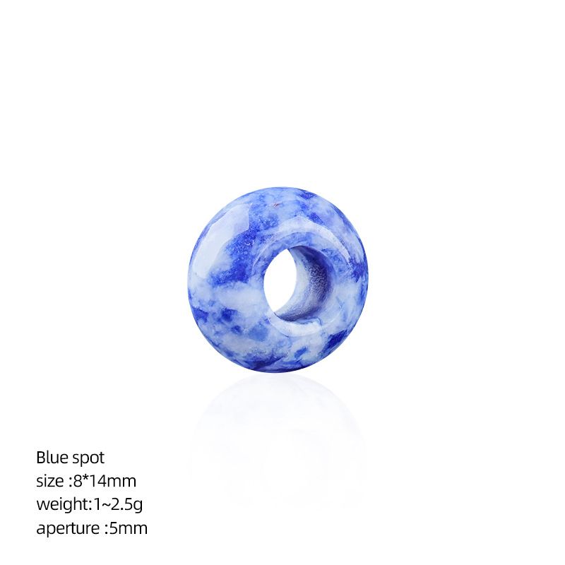8 * 14Mm grande buraco natural cristal ábaco contas DIY colar colar de roupas de ágata contas soltas contas divisória acessórios de jóias