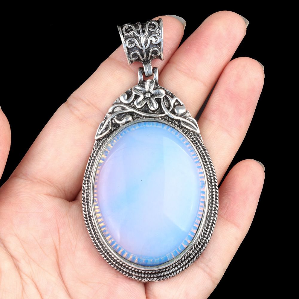Conjunto de pedras preciosas ágata cristal liga de pedra semipreciosa incrustada pingente de pedra preciosa